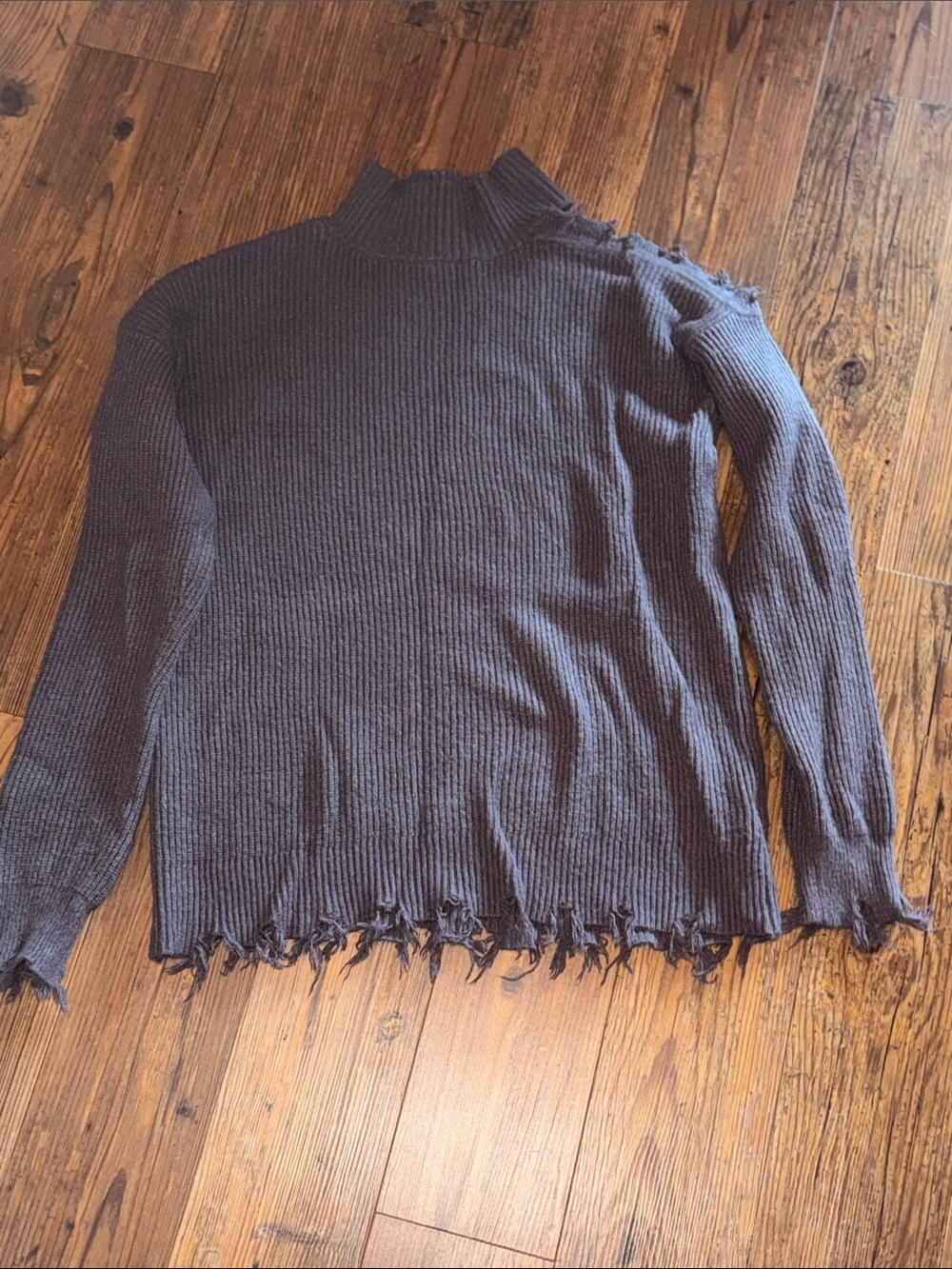 Maurice’s distressed sweater